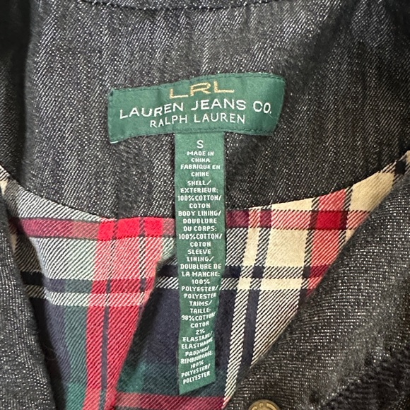 Lauren Ralph Lauren Dark Gray Quilted Utility Jacket - Picture 2 of 6